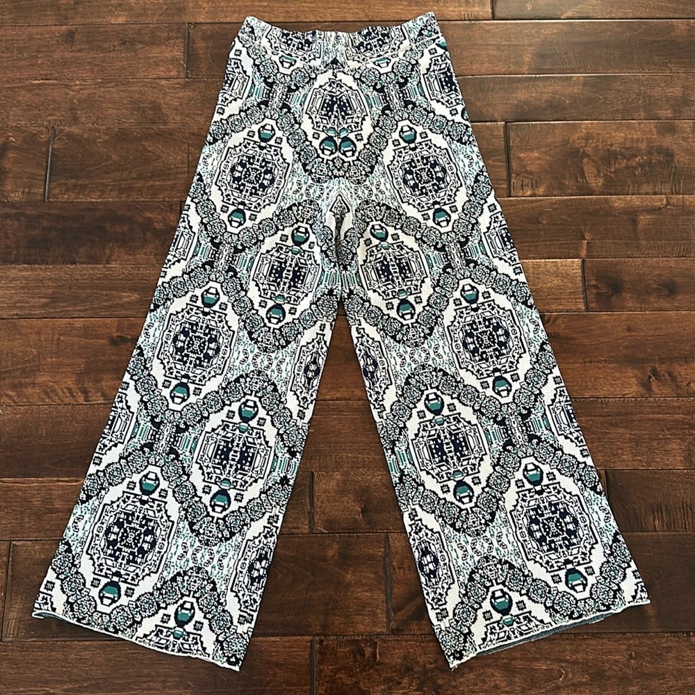 Free People cropped wide leg pants.
